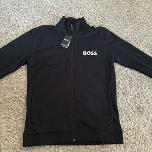 Black Hugo Boss track jacket size Small